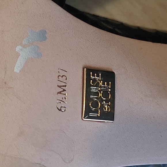 Louise et Cie Black and Gold Loafers Size 6.5 - Picture 12 of 12